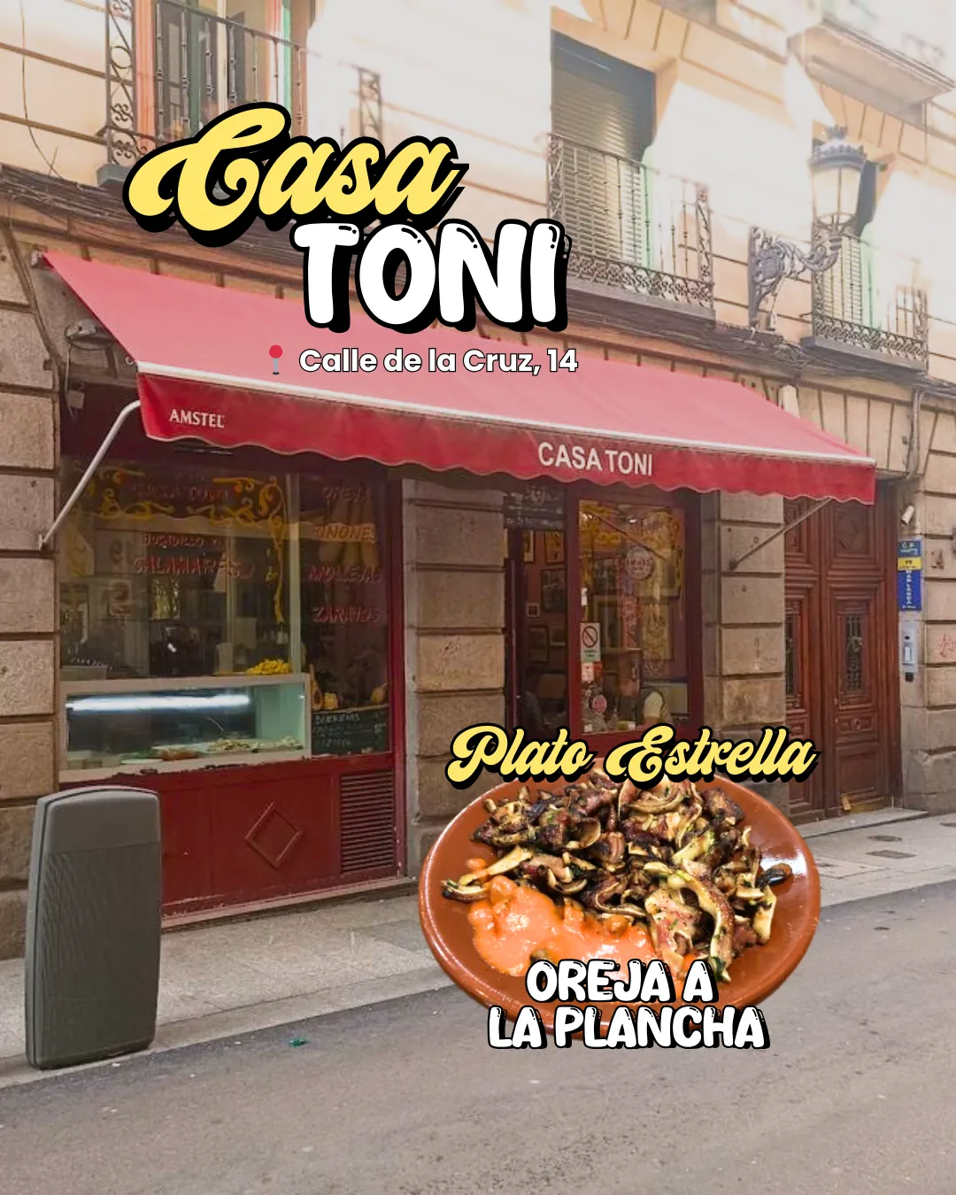 Diapositiva del carrusel con detalles de cada taberna.