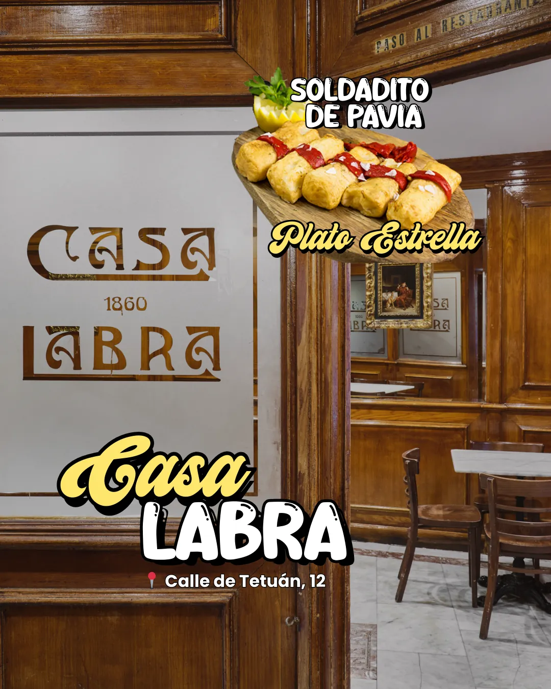 Diapositiva del carrusel con especialidades de cada local.