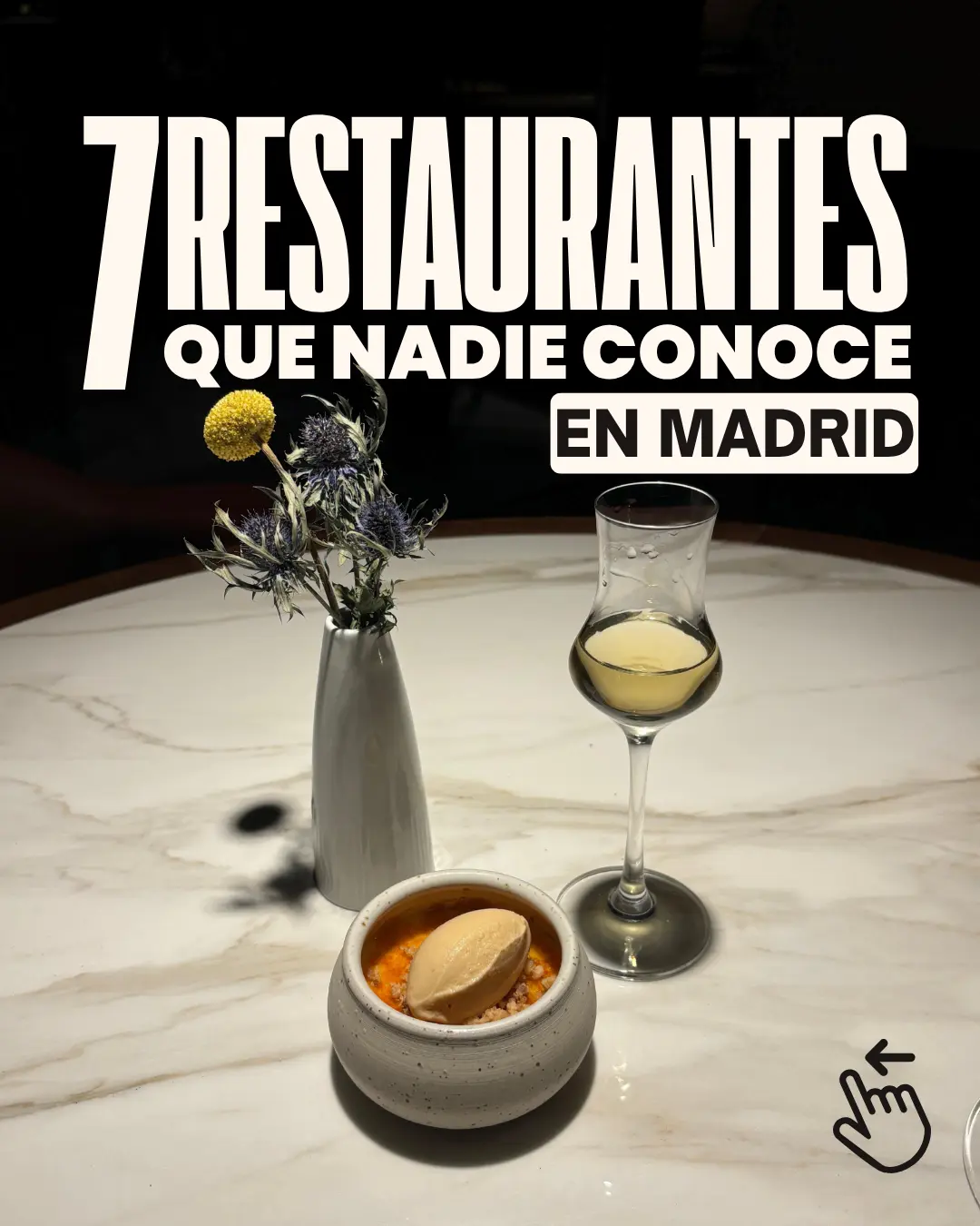 Primera diapositiva del carrusel de Instagram para Kino Jerez con un diseño editorial limpio tipográfico.